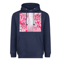 Navy custom name  breast cancer Heavyweight Hoodie - CowGirlArtShop