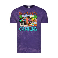 Cloud Purple summer camping Vintage Tee - JahusDesignShop