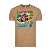 Vintage Coffee summer camping Vintage Tee - JahusDesignShop