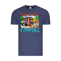Vintage Denim summer camping Vintage Tee - JahusDesignShop