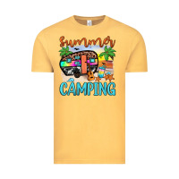 Vintage Mustard summer camping Vintage Tee - JahusDesignShop