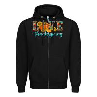 Black Love Thanksgiving Zipper Hoodie - texasbilliewilder