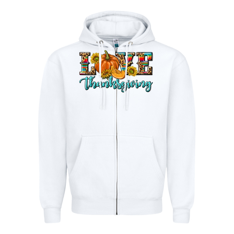 Love Thanksgiving Zipper Hoodie by texasbilliewilder | Teevron