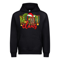 Black christmas mini claus Urban Hoodie - FaDigitalArtStudio
