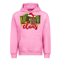 Fuchsia Pink christmas mini claus Urban Hoodie - FaDigitalArtStudio