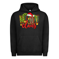Pigment Black christmas mini claus Urban Hoodie - FaDigitalArtStudio