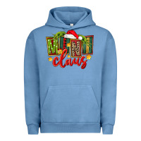 Pigment Pebble Blue christmas mini claus Urban Hoodie - FaDigitalArtStudio