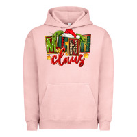 Pigment Salmon christmas mini claus Urban Hoodie - FaDigitalArtStudio