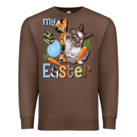 Chestnut My first Easter Boy Easter Day Premium Sweatshirt - HowdyJamesFarm