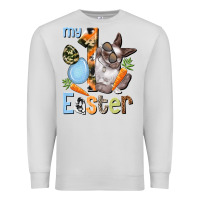 Dove Grey My first Easter Boy Easter Day Premium Sweatshirt - HowdyJamesFarm