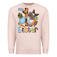 Pale Pink My first Easter Boy Easter Day Premium Sweatshirt - HowdyJamesFarm