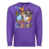 Purple My first Easter Boy Easter Day Premium Sweatshirt - HowdyJamesFarm