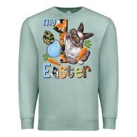 Seafoam My first Easter Boy Easter Day Premium Sweatshirt - HowdyJamesFarm