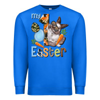 True Royal My first Easter Boy Easter Day Premium Sweatshirt - HowdyJamesFarm