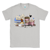 Moon Dust coffee and books Classic Tee - MaliasSmallBusiness