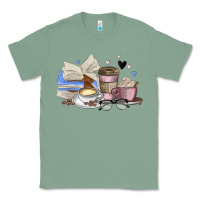 Sage coffee and books Classic Tee - MaliasSmallBusiness