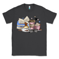 Smoke coffee and books Classic Tee - MaliasSmallBusiness
