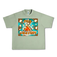 Oil Green my destiny Urban Heavy Tee - NancyCooperArtShop