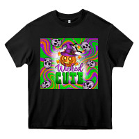 Black Wicked cute halloween Heavy Core Tee - Artiststas