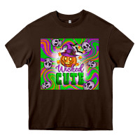 Chocolate Brown Wicked cute halloween Heavy Core Tee - Artiststas