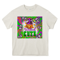 Cream Wicked cute halloween Heavy Core Tee - Artiststas
