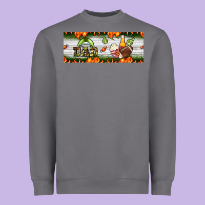 Football Dad Heavyweight Sweatshirt Designed By Bundleandbundleshop
