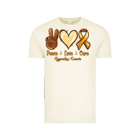 Vintage Arctic Peace love cure Appendix Cancer Vintage Tee - NancyCooperArtShop