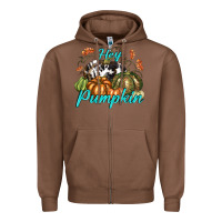 Chestnut Hey Pumpkin Zipper Hoodie - texasbilliewilder