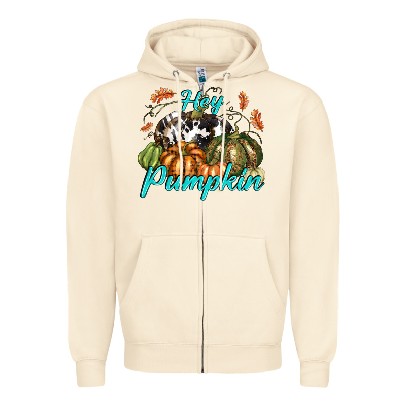 Hey Pumpkin Zipper Hoodie by texasbilliewilder | Teevron