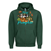 Sports Green Hey Pumpkin Zipper Hoodie - texasbilliewilder