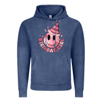 Vintage Denim birthday girl Vintage Hoodie - MaliasSmallBusiness