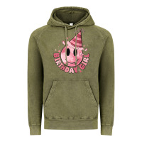 Vintage Olive birthday girl Vintage Hoodie - MaliasSmallBusiness