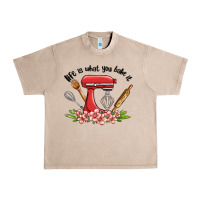 French Oak life is what you bake it Urban Heavy Tee - MaliasSmallBusiness