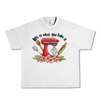 Lunar Rock life is what you bake it Urban Heavy Tee - MaliasSmallBusiness