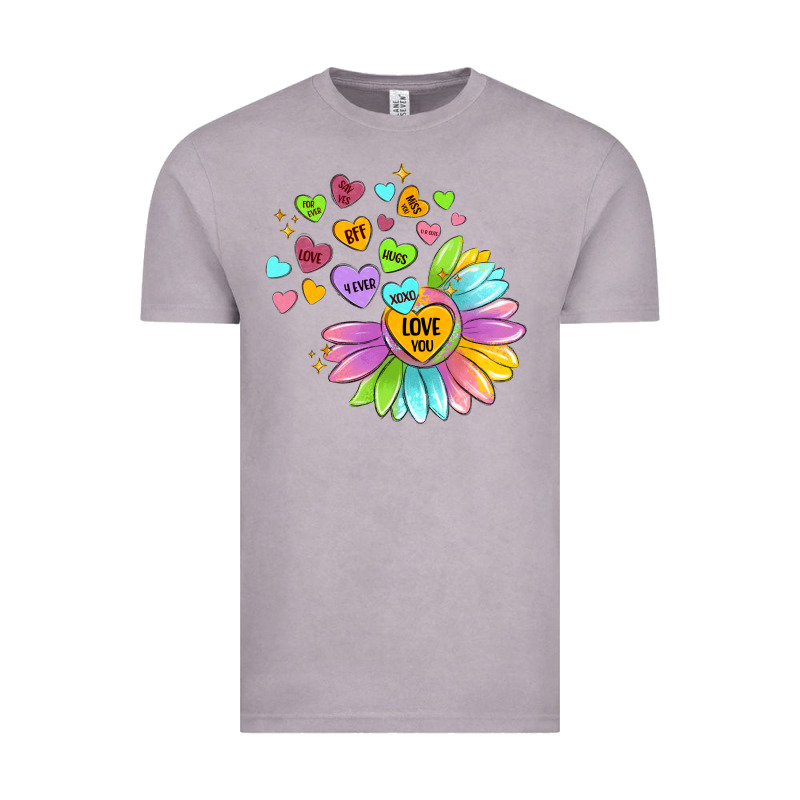 Sunflower Love Hugs Vintage Tee by MaliasSmallBusiness | Teevron