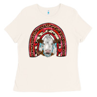 Bone valentines simmental  rainbow Ladies Tee - JahusDesignShop