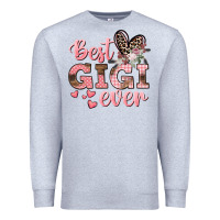 Heather Grey Best gigi ever Mother's Day Premium Sweatshirt - CowGirlArtShop