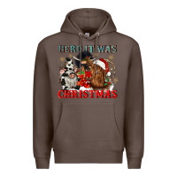 Coffee herd it was christmas Premium Hoodie - CowGirlArtShop