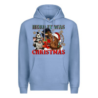 Colony Blue herd it was christmas Premium Hoodie - CowGirlArtShop