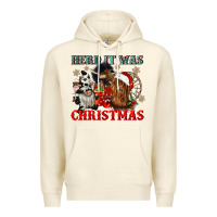 Sandshell herd it was christmas Premium Hoodie - CowGirlArtShop