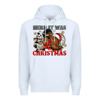 White herd it was christmas Premium Hoodie - CowGirlArtShop
