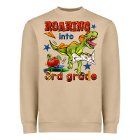 Mushroom roaring into 3rd grade Heavyweight Sweatshirt - BundleAndBundleShop