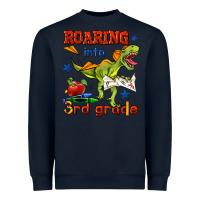 Navy roaring into 3rd grade Heavyweight Sweatshirt - BundleAndBundleShop