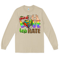 Mushroom More Love Less Hate LGBTQ Long Sleeve Tee - BundleAndBundleShop