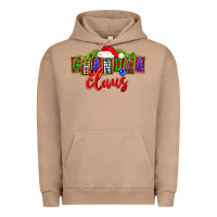 Pigment Burro Christmas Grandma Claus Urban Hoodie - FaDigitalArtStudio