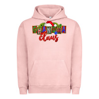 Pigment Salmon Christmas Grandma Claus Urban Hoodie - FaDigitalArtStudio
