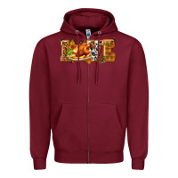 Burgundy Love with Turkey Zipper Hoodie - texasbilliewilder
