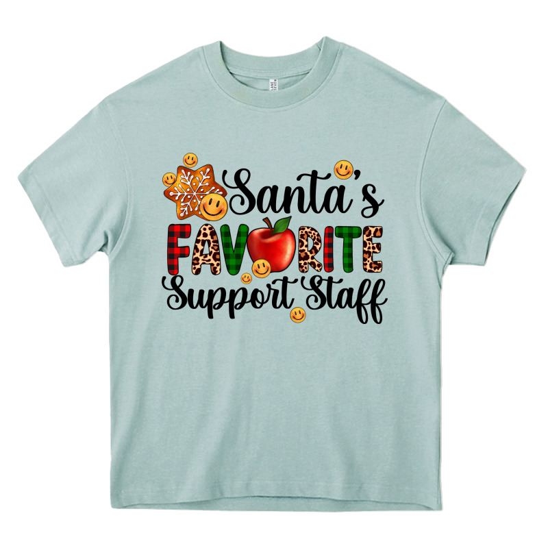 Santa's Favorite  Sport Staff Heavy Core Tee by AdoDesignShop | Teevron
