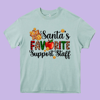 Santa's Favorite  Sport Staff Heavy Core Tee Designed By Adodesignshop