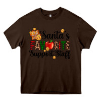 Chocolate Brown santa's favorite  sport staff Heavy Core Tee - AdoDesignShop